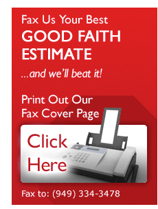 Fax Us Your Best Good Faith Estimate And We'll Beat It
