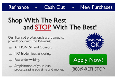 Refinance - Cast Out - New Purchases
